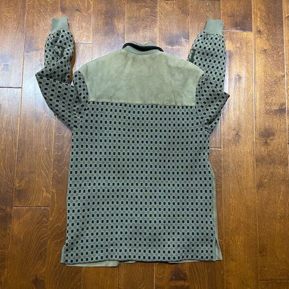 Torras Golf Vintage Suede Wool Casual Button Down Lightweight Jacket Men's Med - Picture 6 of 13